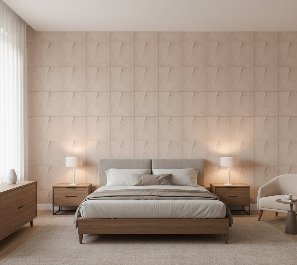 Novasuede™ Fabric & Wallcovering - Bliss - bedroom room setting