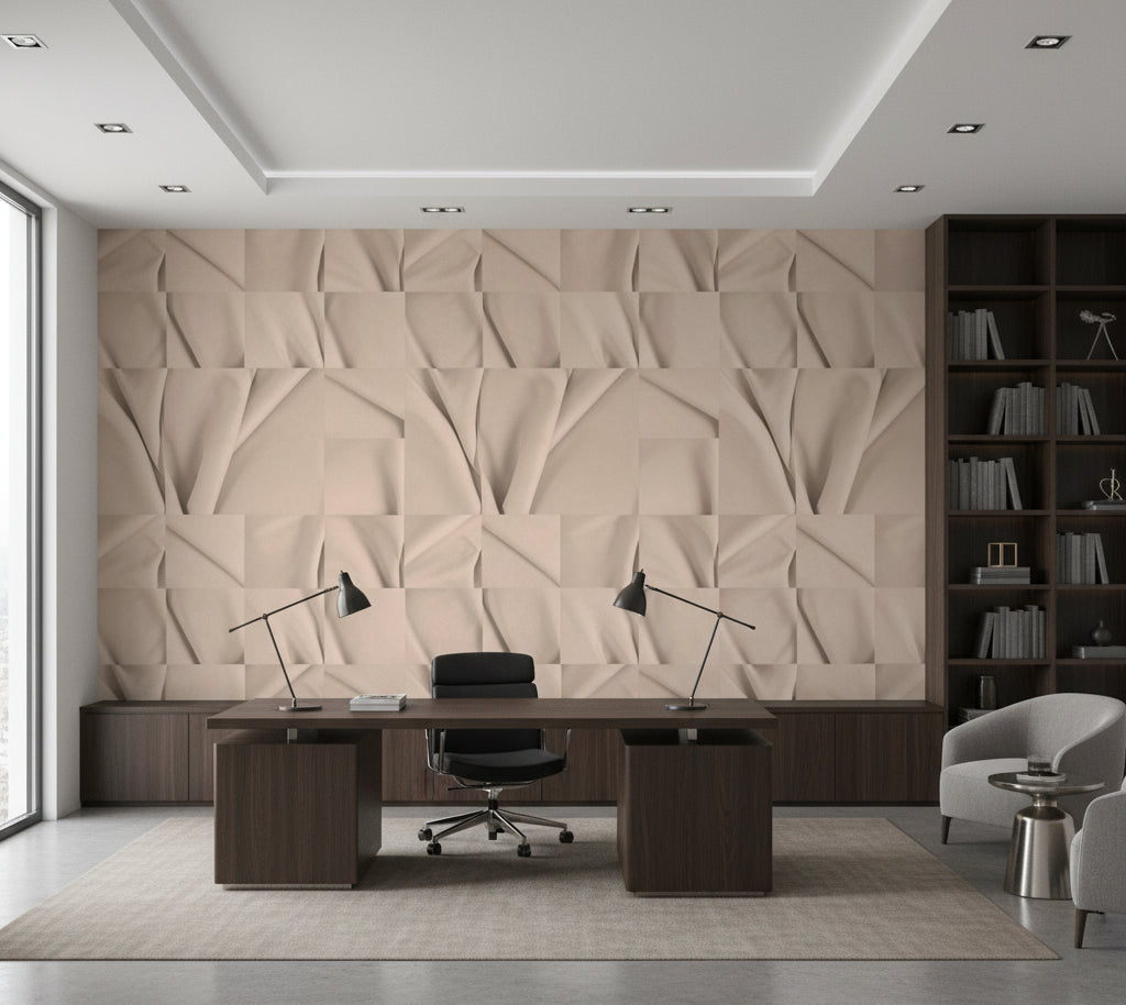 Novasuede™ Fabric & Wallcovering - Bliss - office room setting