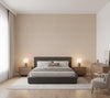 Novasuede™ Fabric & Wallcovering - Blush Rose - bedroom room setting