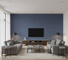 Novasuede™ Fabric & Wallcovering - Colonial Blue - living room room setting