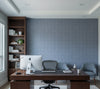 Novasuede™ Fabric & Wallcovering - Colonial Blue - office room setting