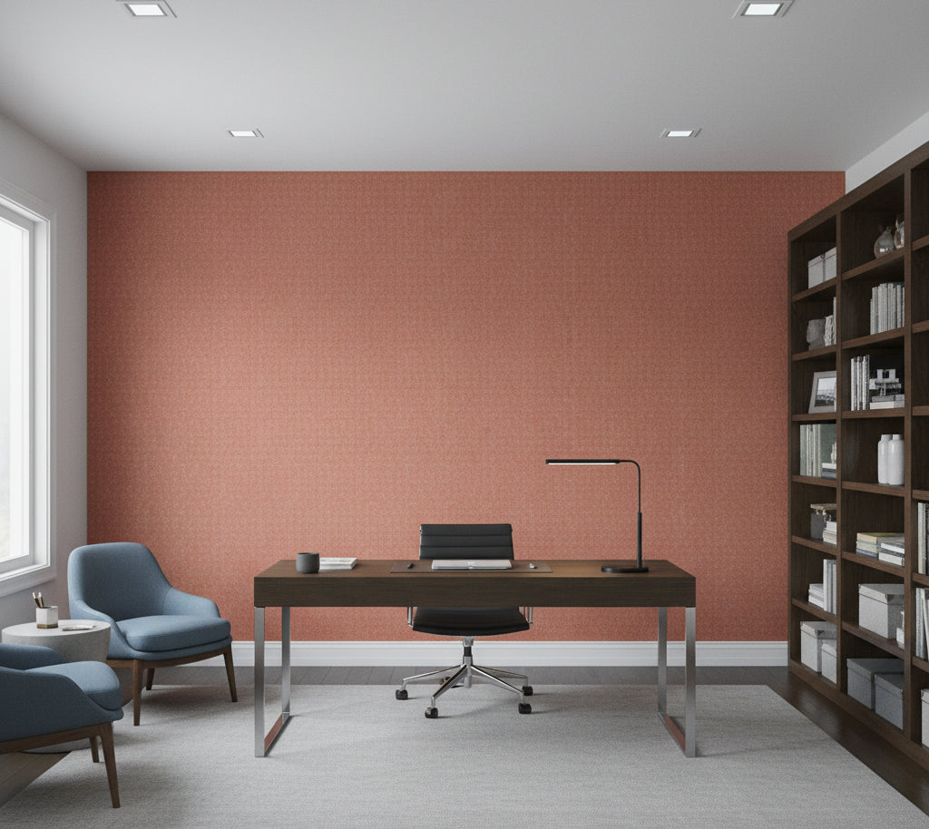 Novasuede™ Fabric & Wallcovering - Fire - office room setting