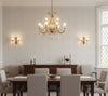 Novasuede™ Fabric & Wallcovering - Flagstone - dining room room setting
