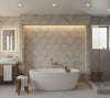 Novasuede™ Fabric & Wallcovering - Kiva - bathroom room setting