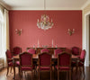 Novasuede™ Fabric & Wallcovering - Lipstick - dining room room setting