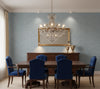 Novasuede™ Fabric & Wallcovering - Opal - dining room room setting