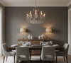 Novasuede™ Fabric & Wallcovering - Shale - dining room room setting