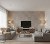 Novasuede™ Fabric & Wallcovering - Shale - living room room setting