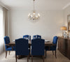 Novasuede™ Fabric & Wallcovering - Snow - dining room room setting