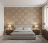 Novasuede™ Fabric & Wallcovering - Terracotta - bedroom room setting