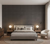 Novasuede™ Fabric & Wallcovering - Thistle - bedroom room setting