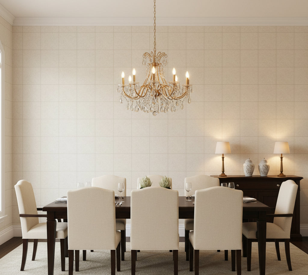Novasuede™ Fabric & Wallcovering - Tusk - dining room room setting