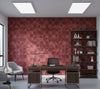 Novasuede™ Fabric & Wallcovering - Vermilion - office room setting