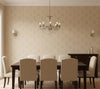 Novasuede™ Fabric & Wallcovering - Wheat - dining room room setting
