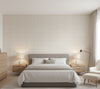 Novasuede™ Fabric & Wallcovering - Winter White - bedroom room setting