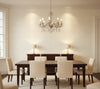 Novasuede™ Fabric & Wallcovering - Winter White - dining room room setting
