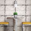 NU2086 - Vintage Tin Tile Peel & Stick Wallcovering - by Jeffrey Stevens | Jeffrey Stevens - Image 6