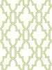 Malibu PS Green and White Tile Trellis Contemporary Lattice - Green & White | Peel and Stick Removable Wallpaper