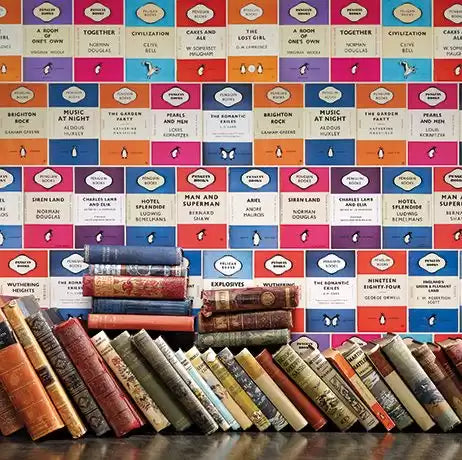 Penguin Library Multi Wallpaper | Osborne & Little Europe