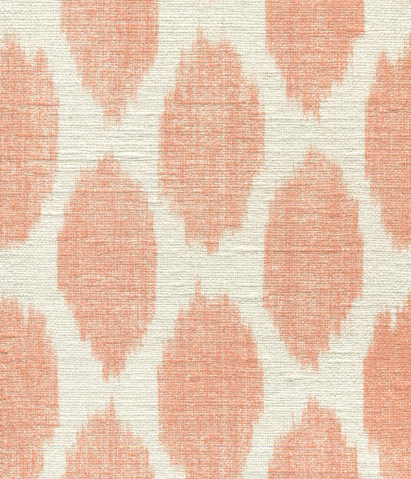 Adras, Orange on Silk Matka Wallcoverings | Quadrille