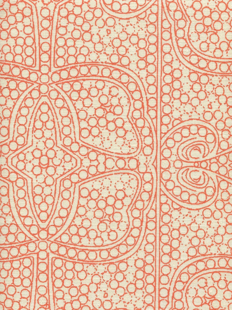 Orange on Taj Ecru