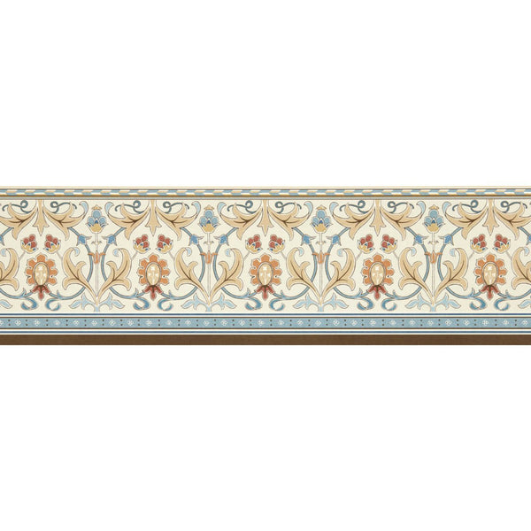 Ornamental Frieze Linen/Woad | Morris & Co.