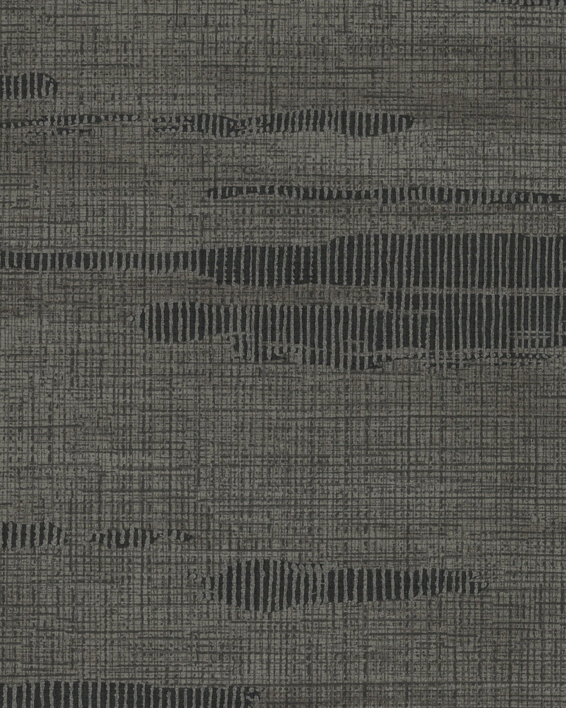 Oslo Formation Charcoal Wallcovering | Phillipe Romano