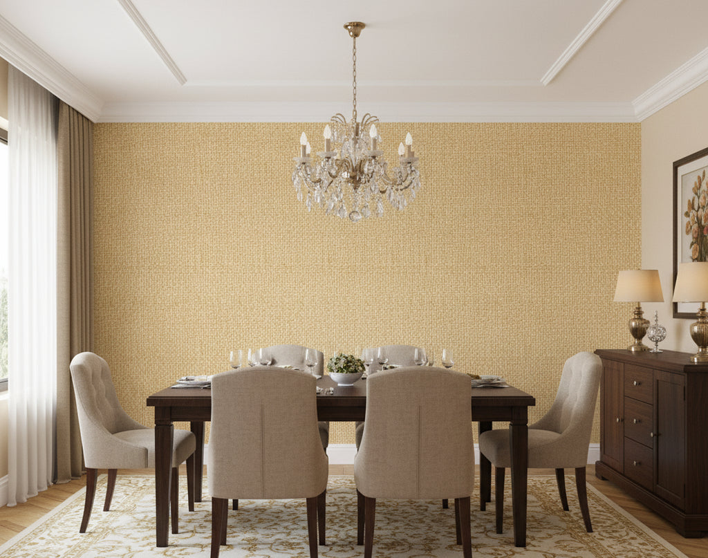 Pacific PaperWeave Grass | Phillipe Romano - dining room room setting