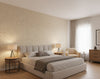 Pacific PaperWeave Grass Beige Black - bedroom room setting