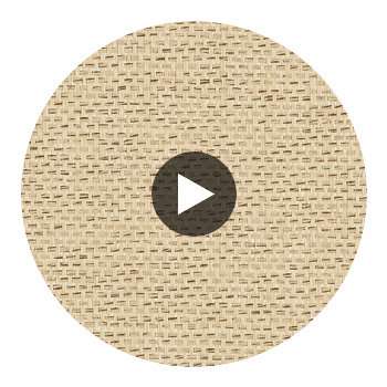 Pacific PaperWeave Grass Beige Black Circular Swatch | DW