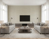 Pacific PaperWeave Grass Grey Straw - living room room setting