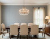 Pacific PaperWeave Grass Blue | Phillipe Romano - dining room room setting