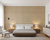 Pacific PaperWeave Grass Red | Phillipe Romano - bedroom room setting