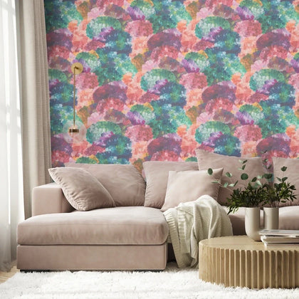 Painting in Colour Pastel - Light Pink Wallcovering | Brand McKenzie