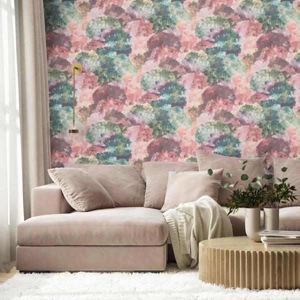 Painting in Colour Bright - Dusty Rose Wallcovering | Brand McKenzie