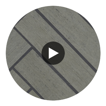 Palazzo Lane - Wood & Metal Chevron | Hollywood Wallcoverings Circular Swatch | Hollywood Wallcoverings