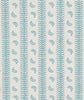 Montclair Stripe, Pale Blue on White Linen