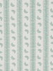 Montclair Stripe, Pale Clifton Green on White Linen Cotton