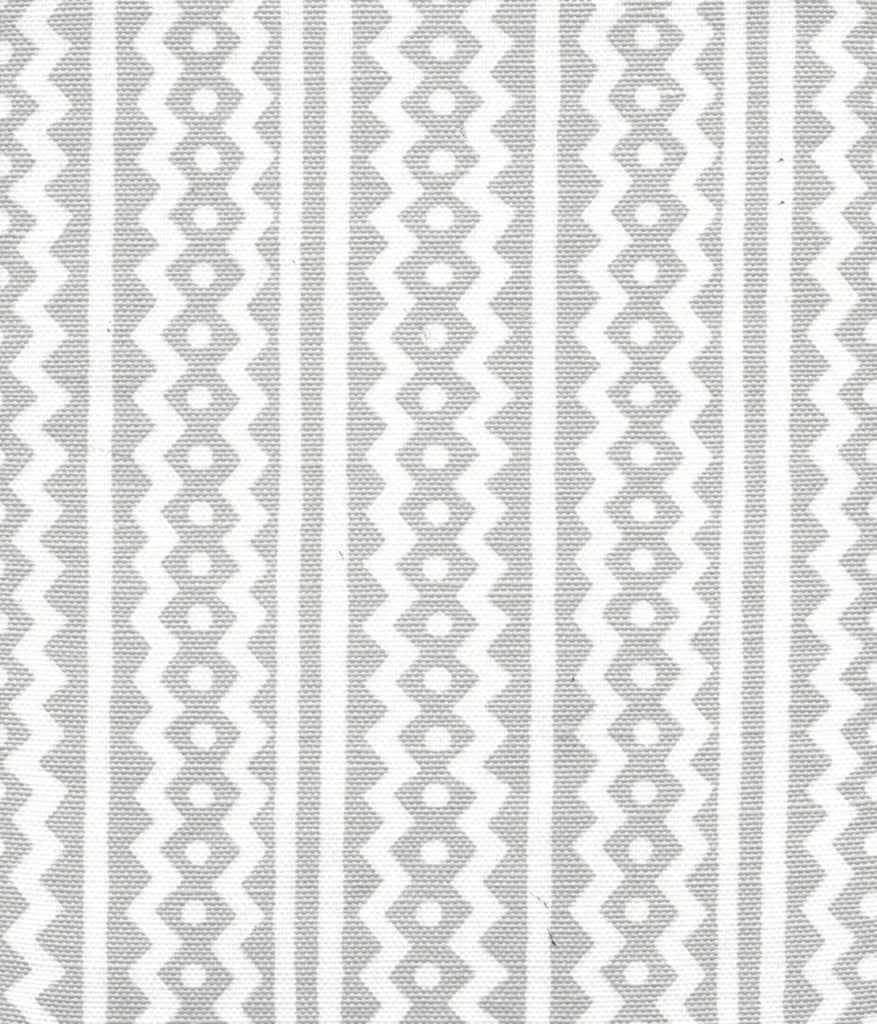 Pale Gray on White Linen Cotton