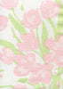 Tulips Multicolor, Pale Green Pale Pink on White