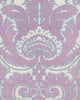 Borghese Two Color, Pale Lavender Turquoise Outline