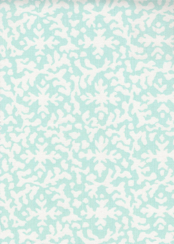 Pale Turquoise on White Wallcoverings | Alan Campbell