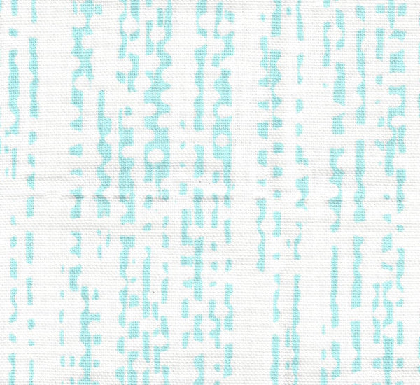 Pale Turquoise on White Wallcoverings | Alan Campbell