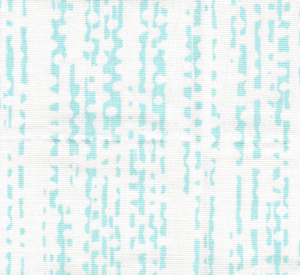 Pale Turquoise on White