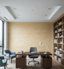 Palermo Wheat Coarse Grasscloth Wallcovering | Fentucci - office room setting