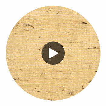 Palermo Wheat Coarse Grasscloth Wallcovering | Fentucci Circular Swatch | DW