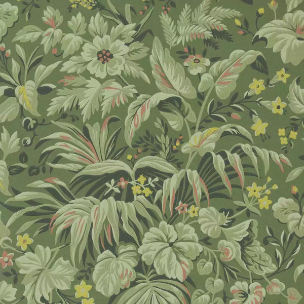 V&a Palmette - - Forest Green Wallcovering | 1838 Wallcoverings