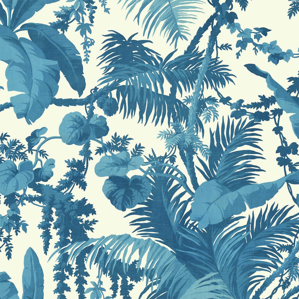 Pampas Off White Cerulean, Sample