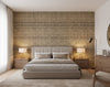Papalo Paper Grasscloth | Phillipe Romano - bedroom room setting