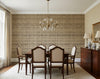 Papalo Paper Grasscloth | Phillipe Romano - dining room room setting